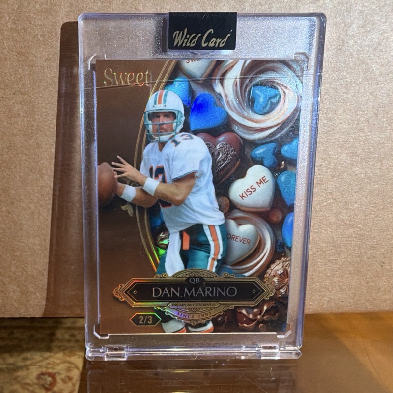 Wild Card 2026 Sweet Dan Marino #2/3 Miami Dolphins Sports Trading Card