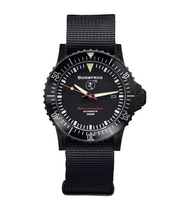 BOMBFROG  Minesweeper Black (Taucher- Uhr)