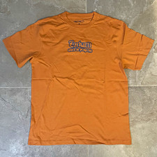Carhartt Wip Workwear 1989 Orange Tee With Back Print | Size Medium Regular Fit