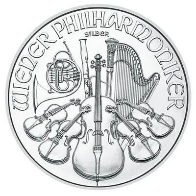 #ad #ad 2023 Austria Silver Philharmonic 1 oz 1.5 Euro 1 New Coin $68.00