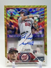 Alex Call 2023 Topps Chrome Rookie Auto #RAAC Gold Wave /50 Ref