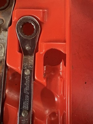 Blue Point 5pc 12pt SAE 25% Offset Ratcheting Wrench Set 1/4” To 7