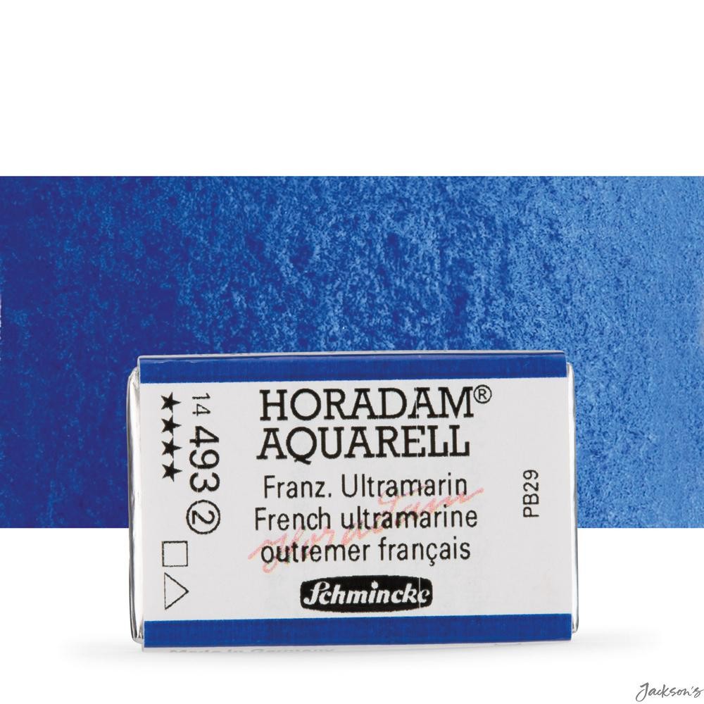 Schmincke Horadam Watercolour Paint Full Pan PB29 French Ultramarine For Artists