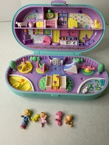 POLLY POCKET 1992 Babysitting Baby Stampin' Playground