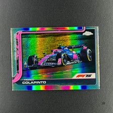 2025 Topps Chrome F1 Franco Colapinto Refractor F1 Car #87 BWT Alpine