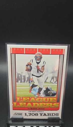 Ja'Marr Chase #2 2025 Panini Score League Leaders card