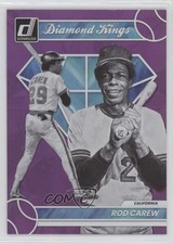 2023 Panini Donruss Diamond Kings Holo Purple Rod Carew #2 HOF fm0