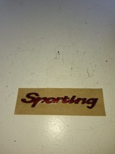 46523777 FREGIO SIGLA EMBLEMA SPORTING FIAT PUNTO NUOVO ORIGINALE FIAT