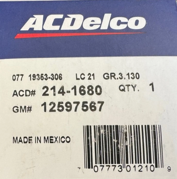 Vapor Can Purge Valve Emission Solenoid ACDELCO 214-1680 ⭐️ ac delco GM 12597567 - Image 3 of 4