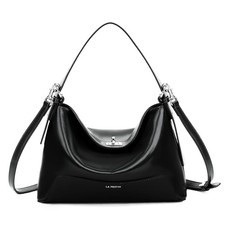 LA FESTIN Genuine Leather Top-Handle Bag for Women Small Designer Crossbody P...