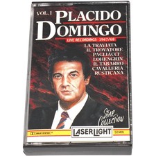 Placido Domingo Live Recordings 1967-68 Vol. 1 Cassette Tape 1990 PLAY TESTED