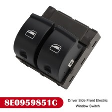 8E0959851C Driver Side Front Electric Window Switch pour Audi TT 07-14 EF03