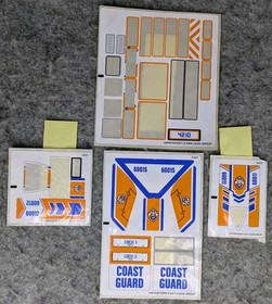 LEGO City Partial Sticker Sheets Lot (16) Police Fire Coast Guard + 2012 Promo