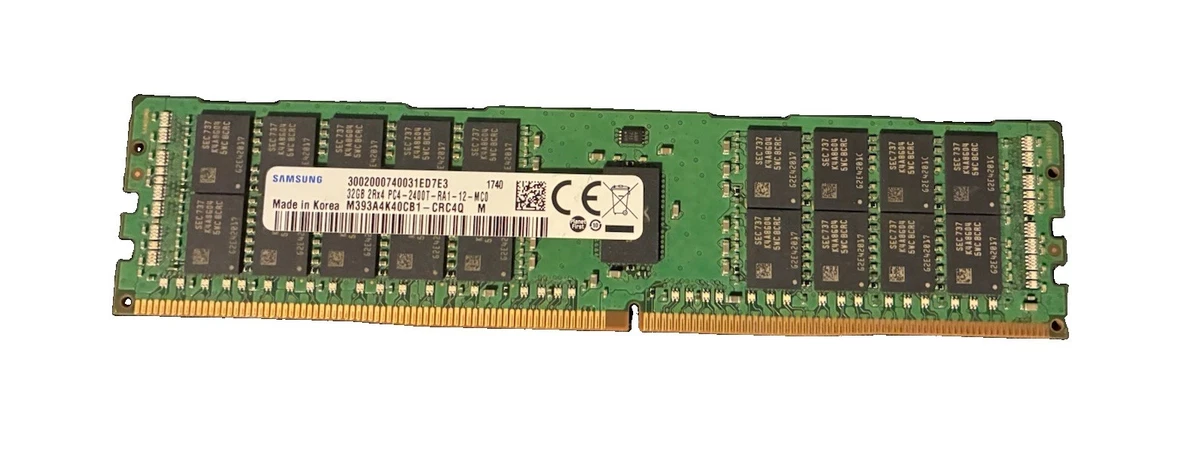 32 GB Capacity per Module DDR4 SDRAM RDIMM Computer Memory (RAM