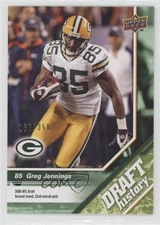 2009 Upper Deck Draft Edition History Green 187/350 Greg Jennings #170 3n1