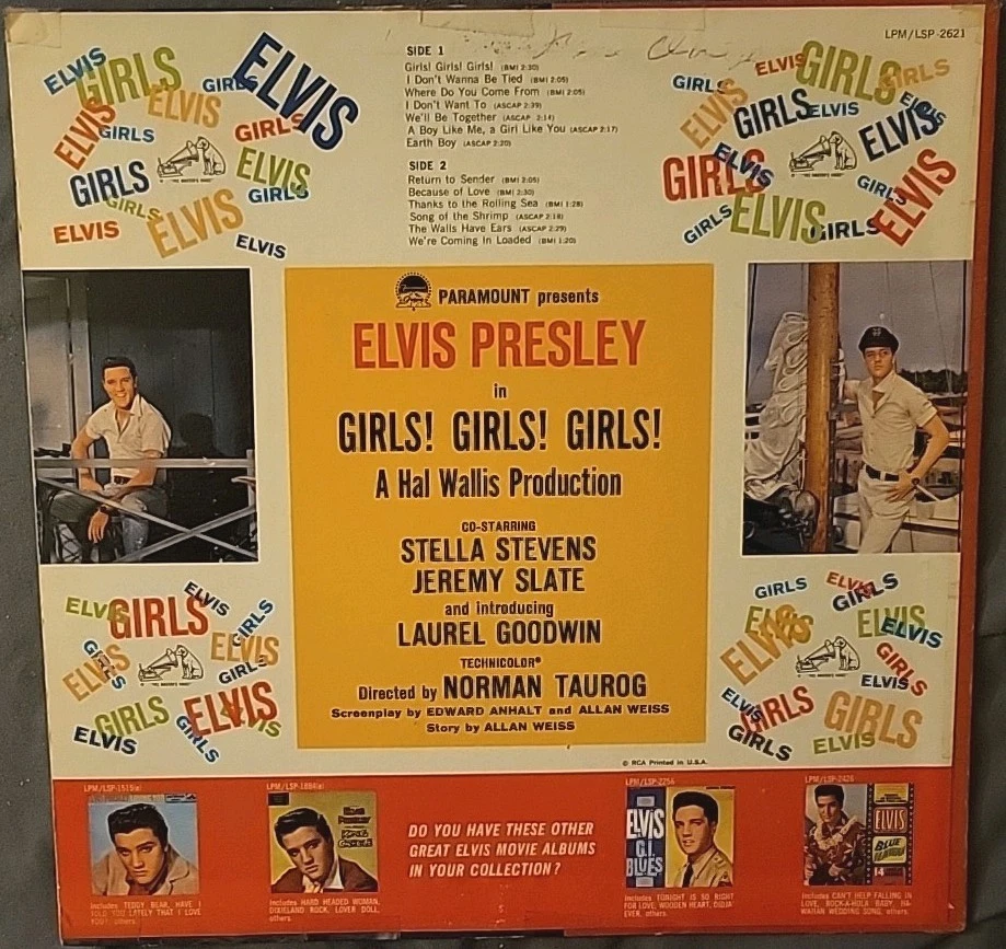 Elvis Presley LPM 2621 Origina first pressing Long Play RCA Victor - Image 2 of 4