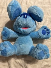 Blue's Clues Peekaboo Blue Plush Stuffed Animal Interactive Toy Dog