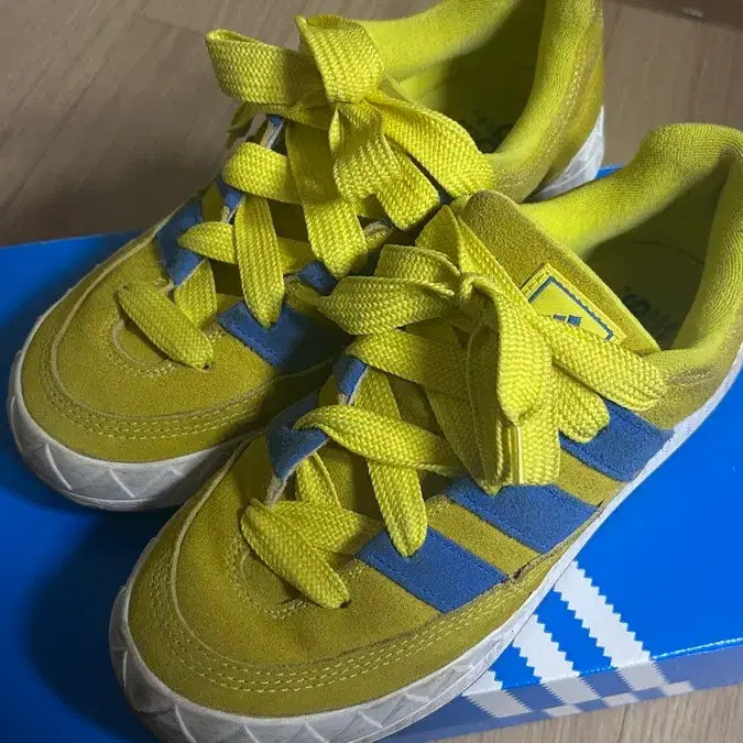 Adidas Adimatic Bright Yellow & Blue Sneakers, 245-250 thumbnail 5