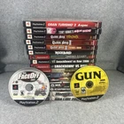 Lot Of 18 PS2 Video Games Sony PlayStation 2 Most CIB Gun COD Tony Hawk WWE NHL