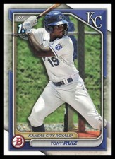 2024 Bowman #BP-80 Tony Ruiz Kansas City Royals Prospects Baseball Card