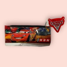 NEW Disney Cars Lighting McQueen Red Pencil Case Pouch School Supplies