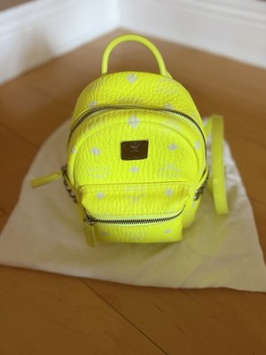 Authentic MCM Stark Bebe Boo X-Mini Backpack 