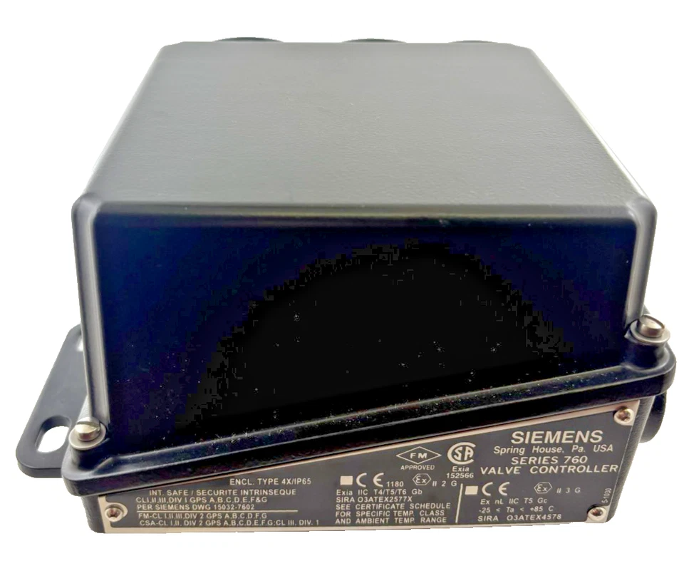 Controlador de válvula neumática Siemens 760P2EABEGN2D6 Series 760 Foto 3 de 4