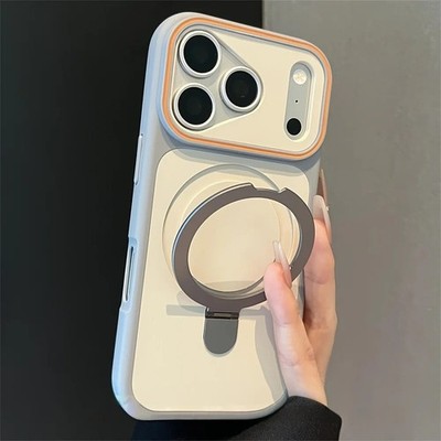 MagSafe Magnetic Shockproof Kickstand Case For iPhone  17,16 15 14 13 12,11