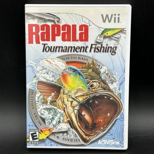 Rapala Tournament Fishing Nintendo Wii 2006 Activision Complete