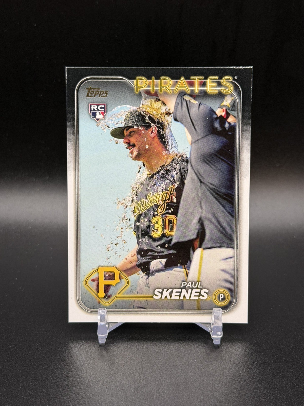 2024 Topps Update #US100 Paul Skenes Golden Mirror Variation Rookie SSP Pirates