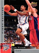 2009-10 Upper Deck First Edition #123 Earl Watson BK1