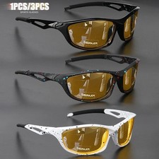 Fashion Polarized UV400 Night Driving Glasses Unbreakable PC Frame, Anti-glare