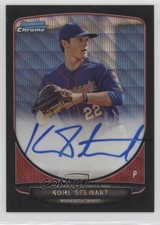 2013 Bowman Draft Black Wave Refractor 16/50 Kohl Stewart #BCA-KS Auto 1b3