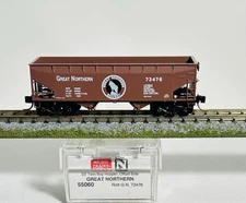 N SCALE MICRO-TRAINS #55060 GREAT NORTHERN 33' TWIN BAY HOPPER RD# G.N. 73476