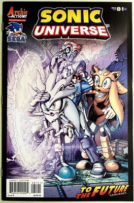 SONIC UNIVERSE Comic #81 Variant December 2015 SILVER AGE Pt 3 of 4 FUTURE ~ NEW