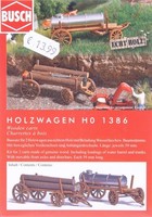 Busch 1386 Holzwagen Spur H0 In Ovp - Neu