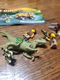 LEGO Dino 5884 Raptor Chase 100% complete with minifigure and instructions