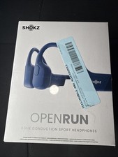 Shokz OPENRUN Wireless Open Ear Bone Conduction Headphones S803 BLUE NEW SEALED
