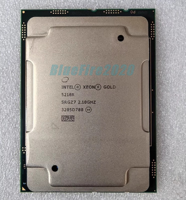 Intel Xeon Gold 5218R CPU 20-Core 40-Th 2.10GHz 27.5MB LGA3647 Processor SRGZ7