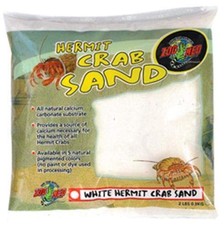 Zoo Med Hermit Crab Calcium Sand Substrate, 2 Pounds White 2 lbs, White
