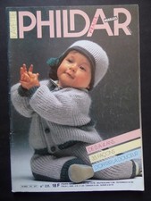 §§ catalogue ancien laine tricot PHILDAR n° 135 bébé layette - 1986