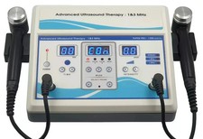 New Dual 1  3 Mhz Ultrasound Therapy Physical Pain Relief Therapeutic Machine