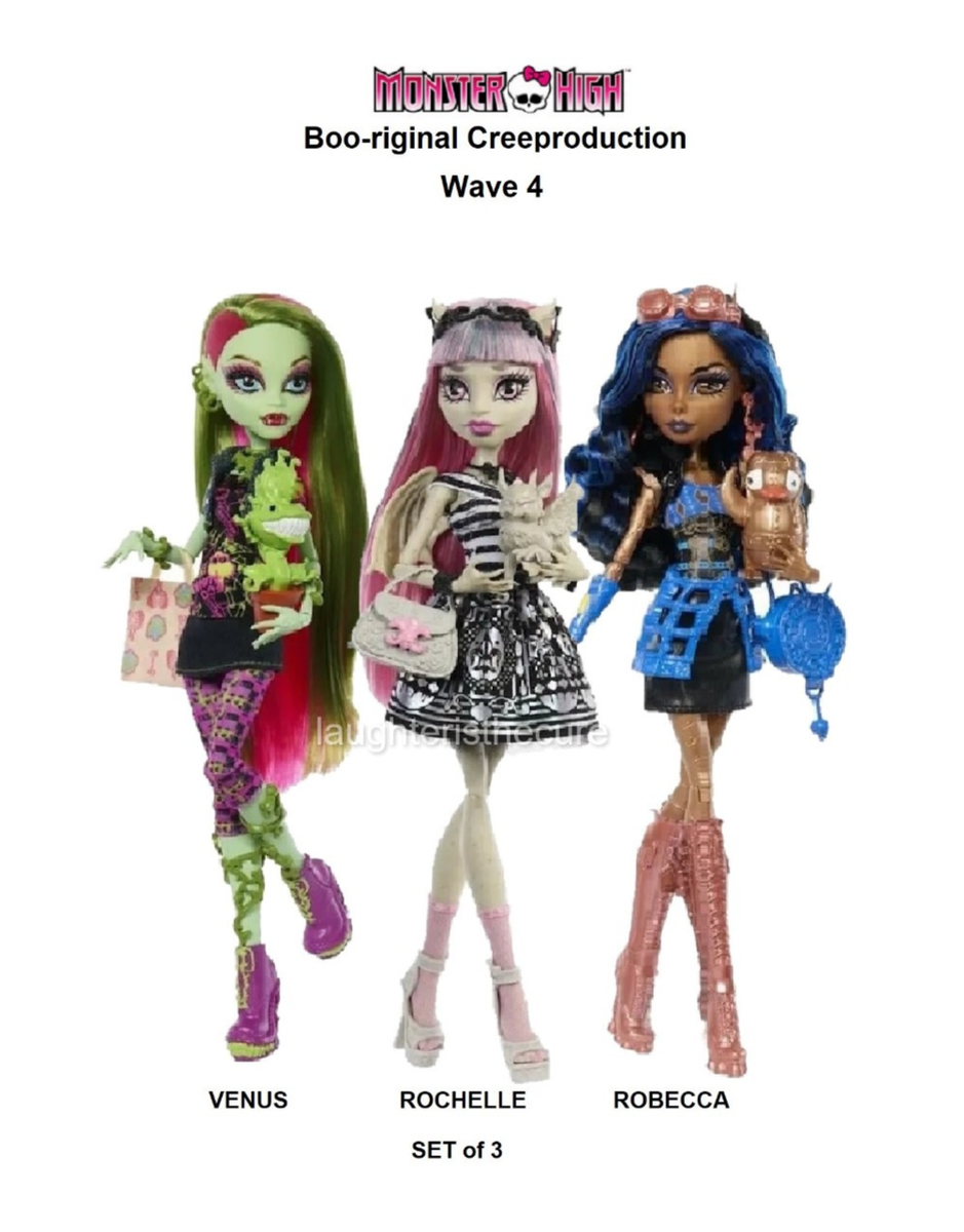 Monster High Creeproduction Wave 4 Fashion Dolls ROCHELLE VENUS