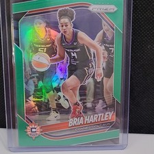 Panini 2025 WNBA Bria Hartley #86 Green Prizm Connecticut Sun