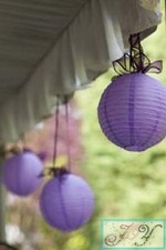 16x 20cm purple paper lanterns engagement wedding birthday party bar decoration