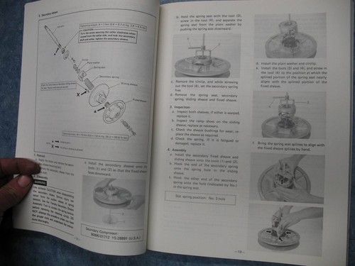 YAMAHA 1981 SR540F SNOWMOBILE SERVICE MANUAL 81 SR 540 F SR540 - Picture 5 of 7
