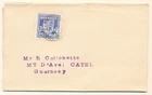GUERNSEY - UK - FDC 12th April 1944 2.5d - on folder paper
