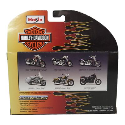 2011 Maisto Harley Davidson Motorcycles 1953 74FL Hydra Glide 1:18