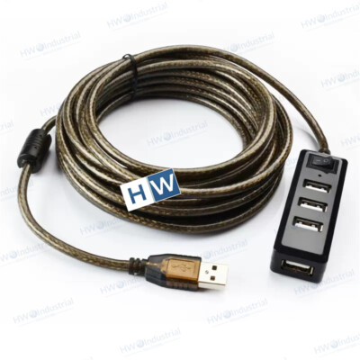 1/Piece  USB 2.0 Computer Data Cable USB Extension Cable 4-port HUB Splitter