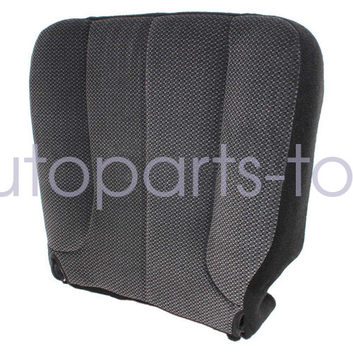 For Dodge Ram 03-05 Front Bottom & Top Lean Back Seat Cover & Foam Cushion Gray - Picture 5 of 11